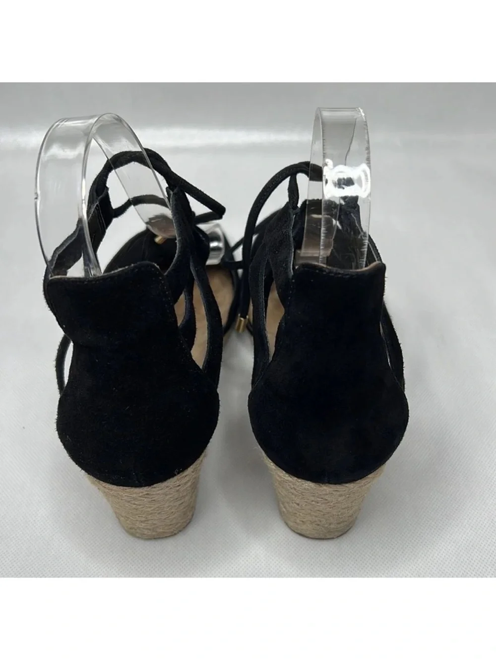 Vionic Aruba Calypso Espadrille Wedge Black Size 10 NEW